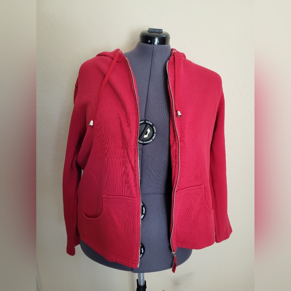 Red Knit Jacket - Size XL